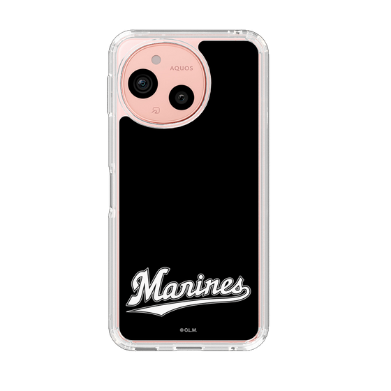 スリムプロテクションケース［ 千葉ロッテマリーンズ - ワードロゴ - ブラック ］