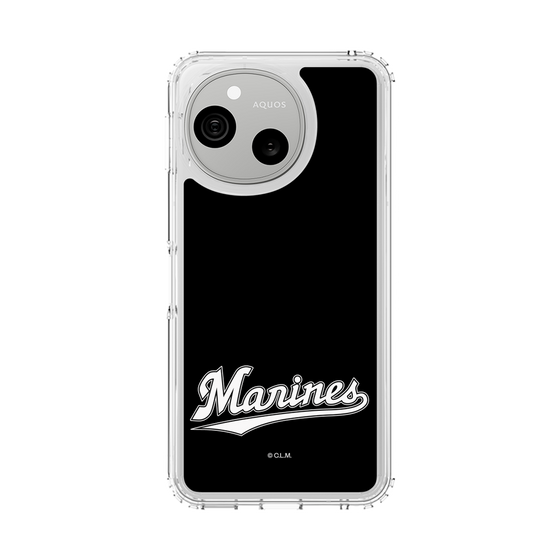 スリムプロテクションケース［ 千葉ロッテマリーンズ - ワードロゴ - ブラック ］