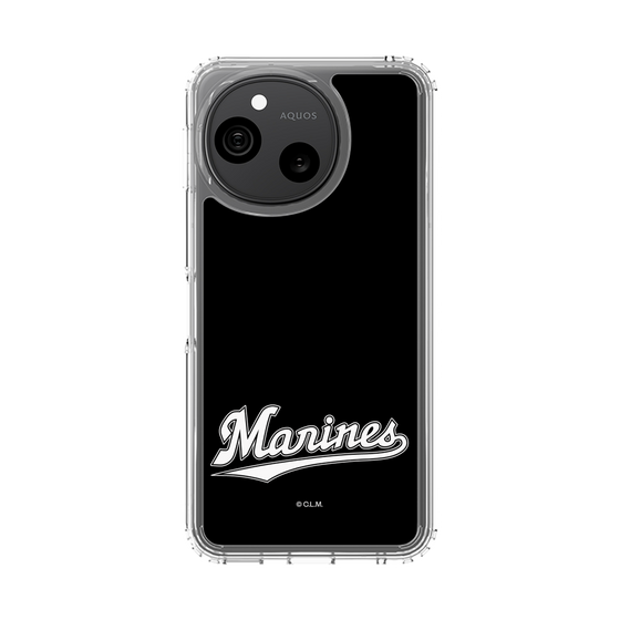 スリムプロテクションケース［ 千葉ロッテマリーンズ - ワードロゴ - ブラック ］