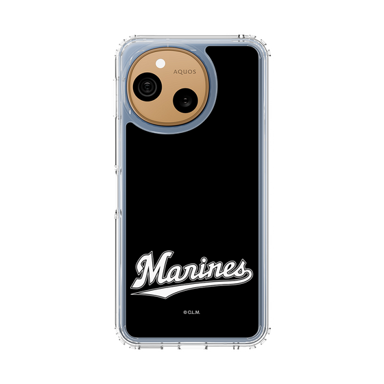 スリムプロテクションケース［ 千葉ロッテマリーンズ - ワードロゴ - ブラック ］