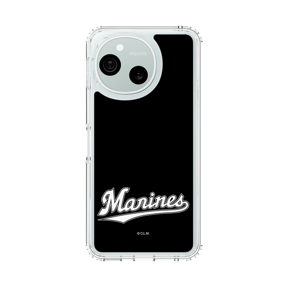 スリムプロテクションケース［ 千葉ロッテマリーンズ - ワードロゴ - ブラック ］