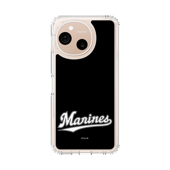 スリムプロテクションケース［ 千葉ロッテマリーンズ - ワードロゴ - ブラック ］