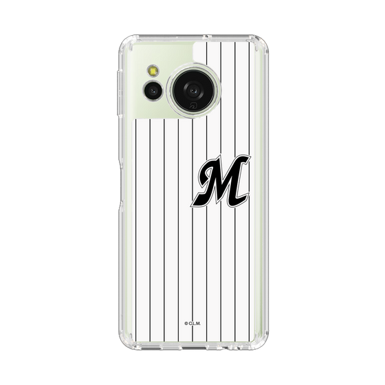 スリムプロテクションケース［ 千葉ロッテマリーンズ - イニシャルロゴ - マリーンズストライプ ］