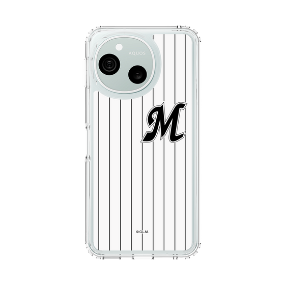 スリムプロテクションケース［ 千葉ロッテマリーンズ - イニシャルロゴ - マリーンズストライプ ］