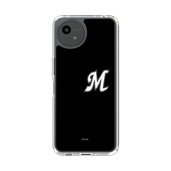 スリムプロテクションケース［ 千葉ロッテマリーンズ - イニシャルロゴ - ブラック ］