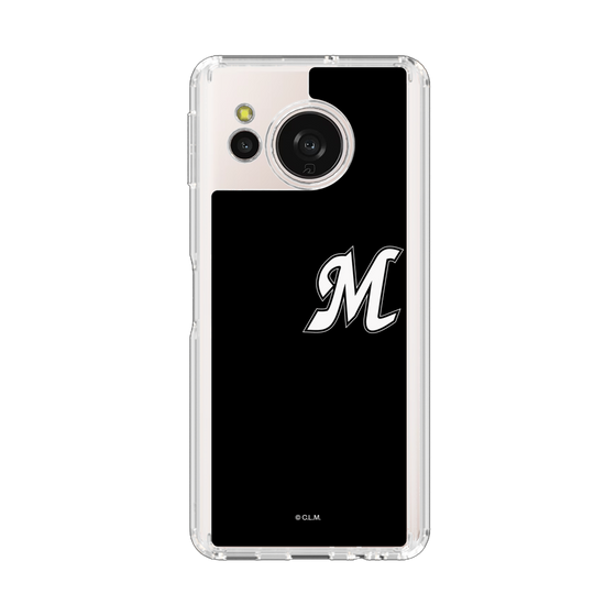 スリムプロテクションケース［ 千葉ロッテマリーンズ - イニシャルロゴ - ブラック ］