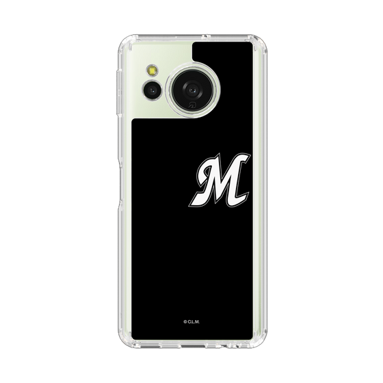 スリムプロテクションケース［ 千葉ロッテマリーンズ - イニシャルロゴ - ブラック ］