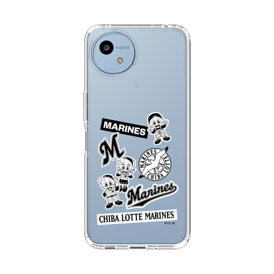 スリムプロテクションケース［ 千葉ロッテマリーンズ - ステッカー ］