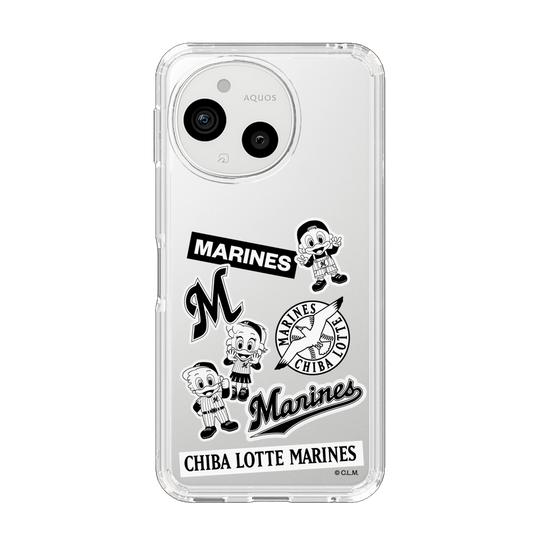 スリムプロテクションケース［ 千葉ロッテマリーンズ - ステッカー ］