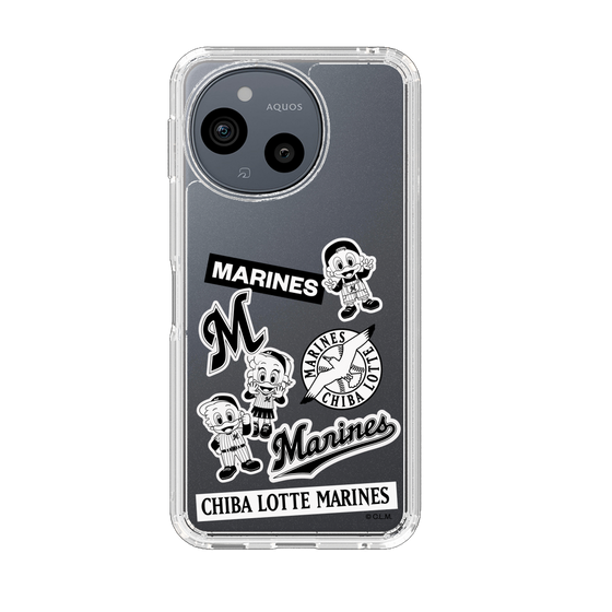 スリムプロテクションケース［ 千葉ロッテマリーンズ - ステッカー ］