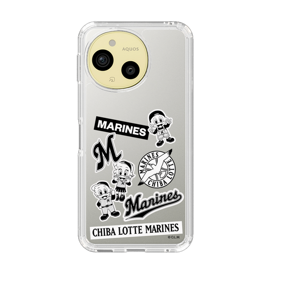 スリムプロテクションケース［ 千葉ロッテマリーンズ - ステッカー ］