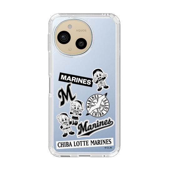 スリムプロテクションケース［ 千葉ロッテマリーンズ - ステッカー ］