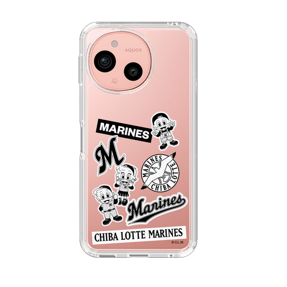 スリムプロテクションケース［ 千葉ロッテマリーンズ - ステッカー ］