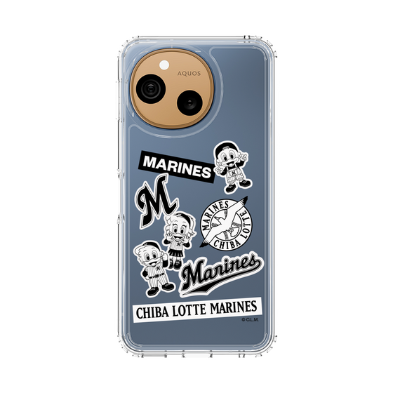 スリムプロテクションケース［ 千葉ロッテマリーンズ - ステッカー ］