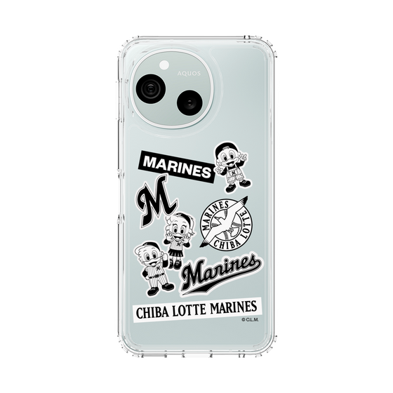 スリムプロテクションケース［ 千葉ロッテマリーンズ - ステッカー ］