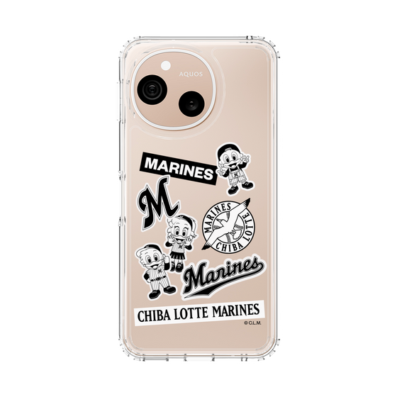 スリムプロテクションケース［ 千葉ロッテマリーンズ - ステッカー ］