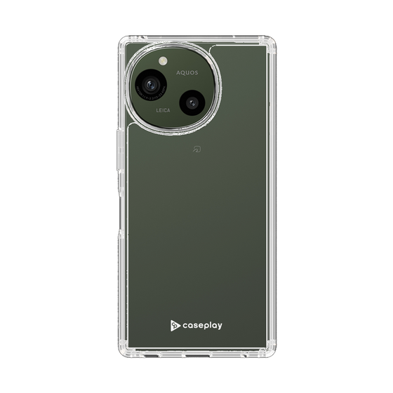 スリムプロテクションケース［ オリジナル - caseplayロゴ - ホワイト/A ］