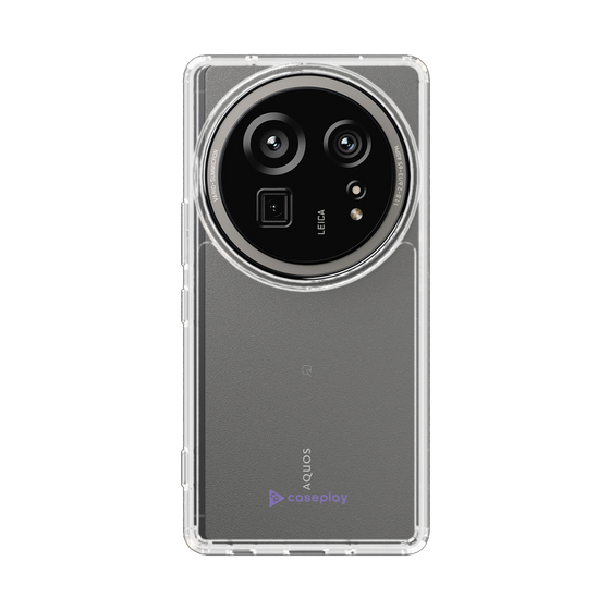 スリムプロテクションケース［ オリジナル - caseplayロゴ - パープル/A ］