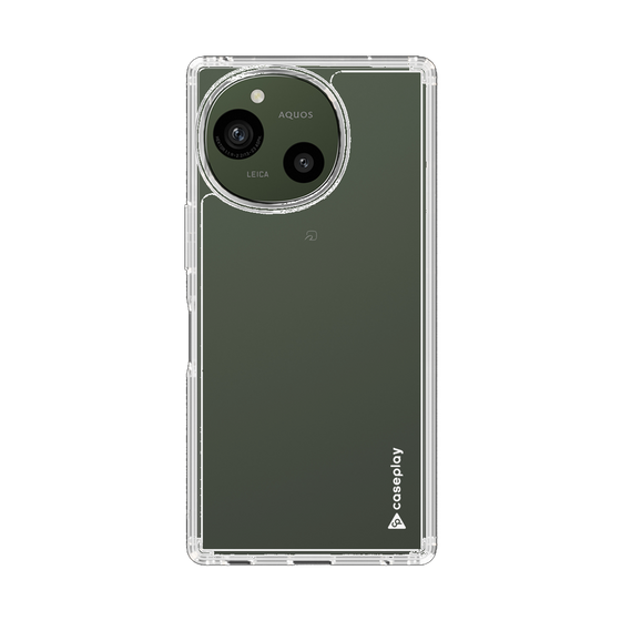 スリムプロテクションケース［ オリジナル - caseplayロゴ - ホワイト/B ］