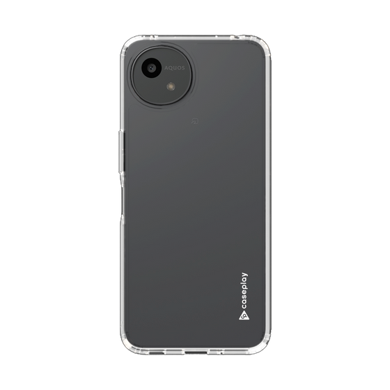 スリムプロテクションケース［ オリジナル - caseplayロゴ - ホワイト/B ］