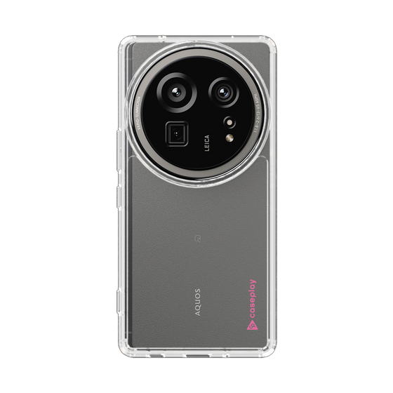 スリムプロテクションケース［ オリジナル - caseplayロゴ - ピンク/B ］