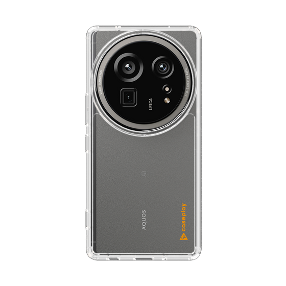 スリムプロテクションケース［ オリジナル - caseplayロゴ - オレンジ/B ］