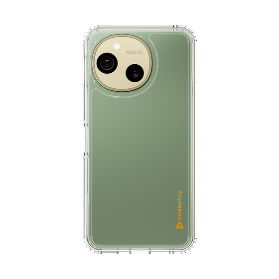 スリムプロテクションケース［ オリジナル - caseplayロゴ - オレンジ/B ］