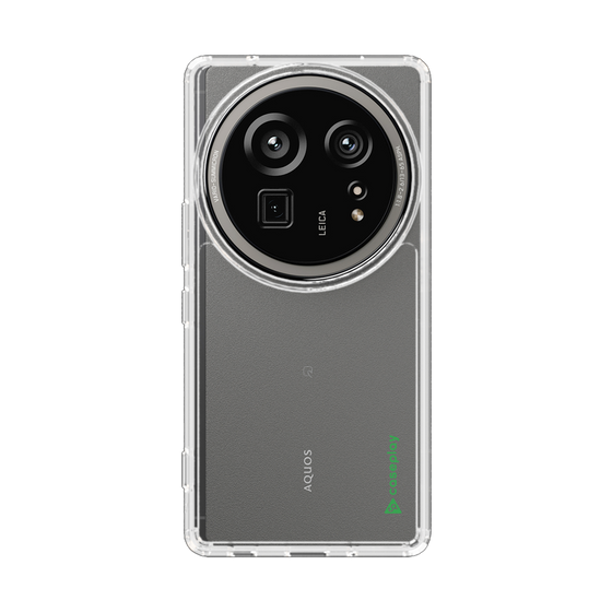 スリムプロテクションケース［ オリジナル - caseplayロゴ - グリーン/B ］