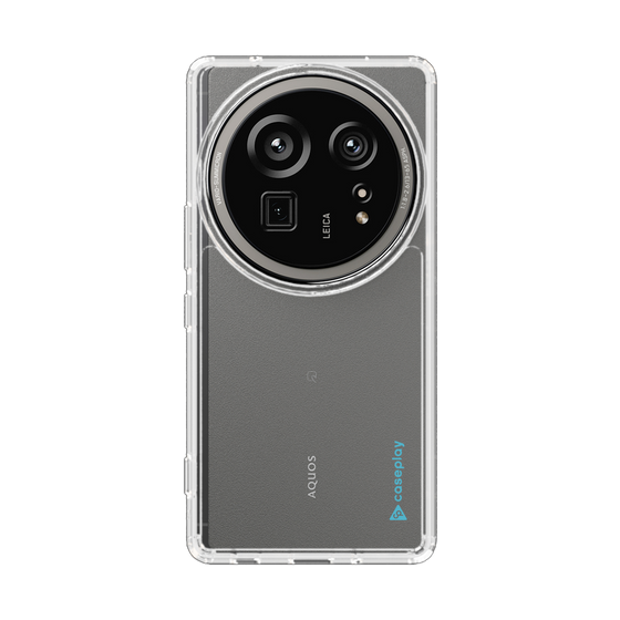 スリムプロテクションケース［ オリジナル - caseplayロゴ - ライトブルー/B ］