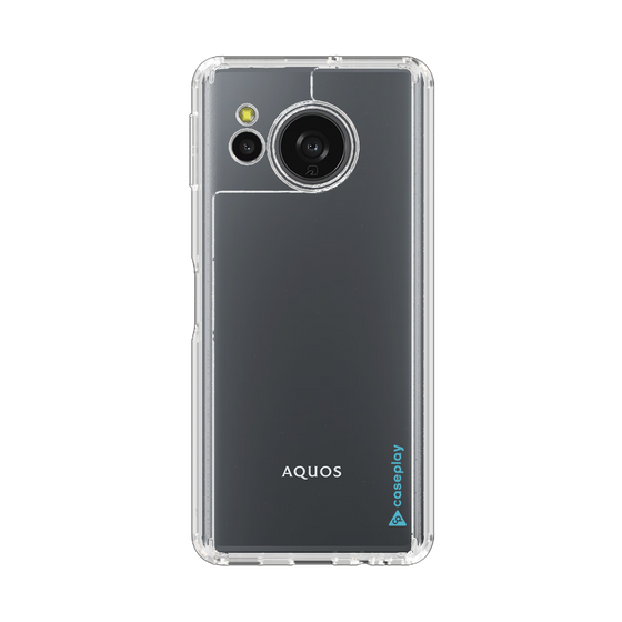 スリムプロテクションケース［ オリジナル - caseplayロゴ - ライトブルー/B ］