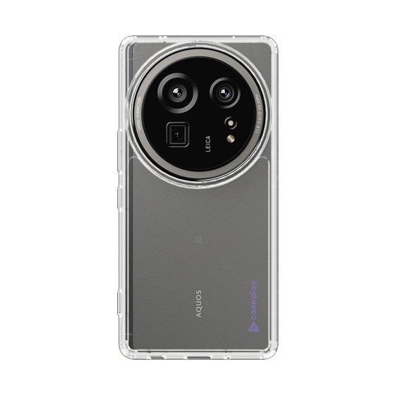 スリムプロテクションケース［ オリジナル - caseplayロゴ - パープル/B ］