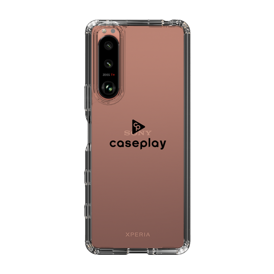 スリムプロテクションケース［ オリジナル - caseplayロゴ - ブラック/D ］