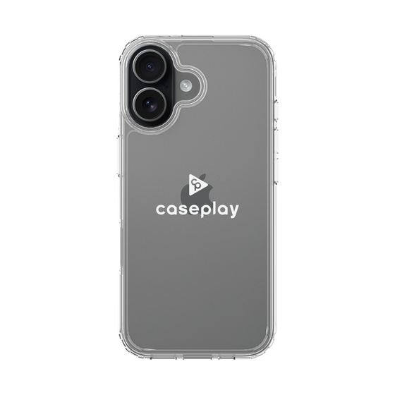 スリムプロテクションケース［ オリジナル - caseplayロゴ - ホワイト/D ］