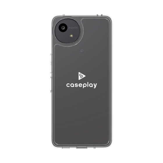 スリムプロテクションケース［ オリジナル - caseplayロゴ - ホワイト/D ］