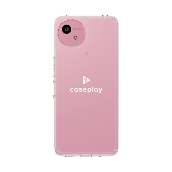 スリムプロテクションケース［ オリジナル - caseplayロゴ - ホワイト/D ］