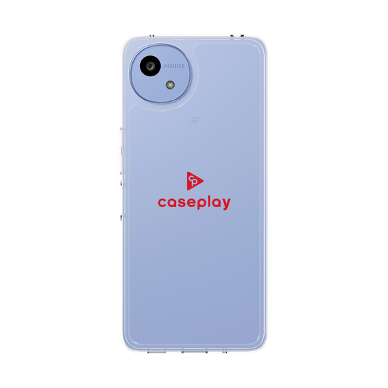 スリムプロテクションケース［ オリジナル - caseplayロゴ - レッド/D ］