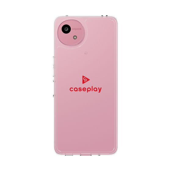 スリムプロテクションケース［ オリジナル - caseplayロゴ - レッド/D ］