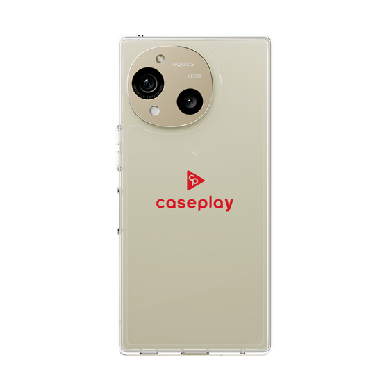 スリムプロテクションケース［ オリジナル - caseplayロゴ - レッド/D ］