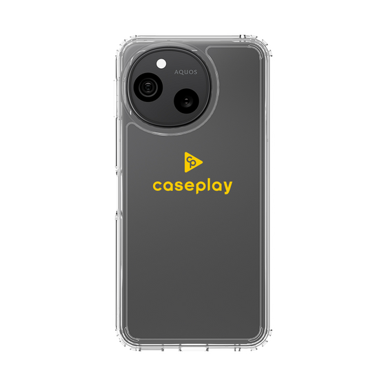 スリムプロテクションケース［ オリジナル - caseplayロゴ - イエロー/D ］