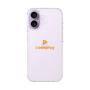 スリムプロテクションケース［ オリジナル - caseplayロゴ - オレンジ/D ］