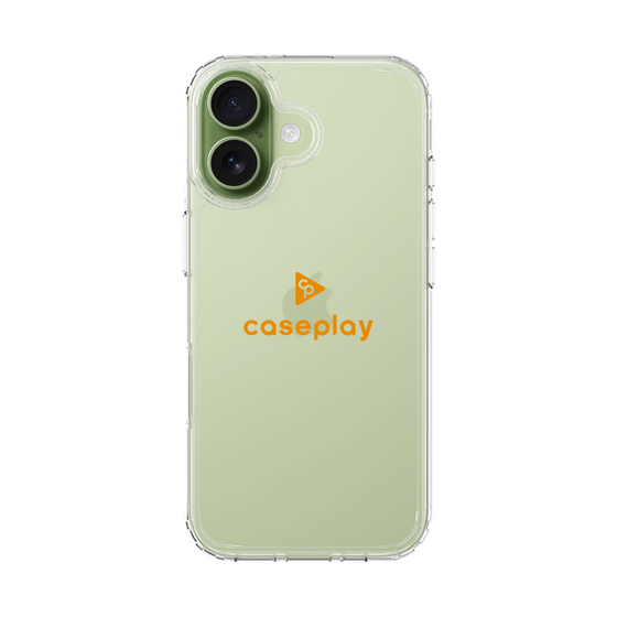 スリムプロテクションケース［ オリジナル - caseplayロゴ - オレンジ/D ］