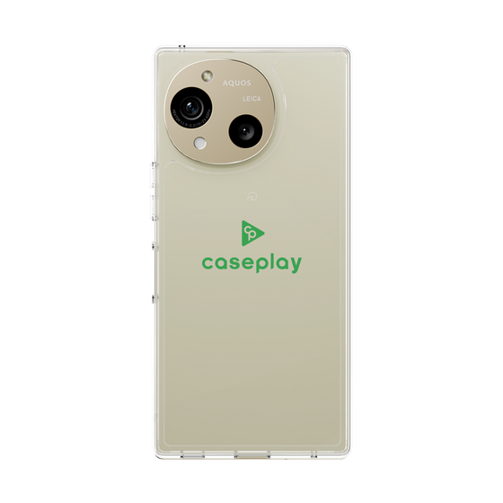 スリムプロテクションケース［ オリジナル - caseplayロゴ - グリーン/D ］