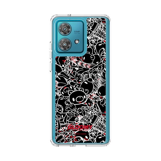 スリムプロテクションケース［ グルーミー - パターン - ブラック ］