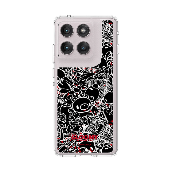 スリムプロテクションケース［ グルーミー - パターン - ブラック ］