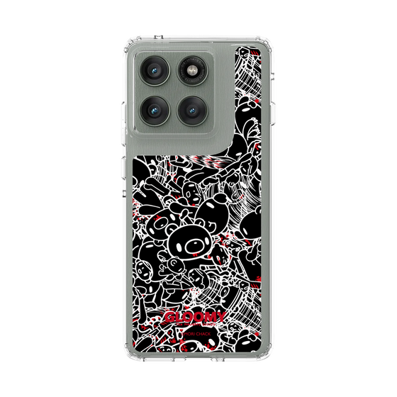 スリムプロテクションケース［ グルーミー - パターン - ブラック ］