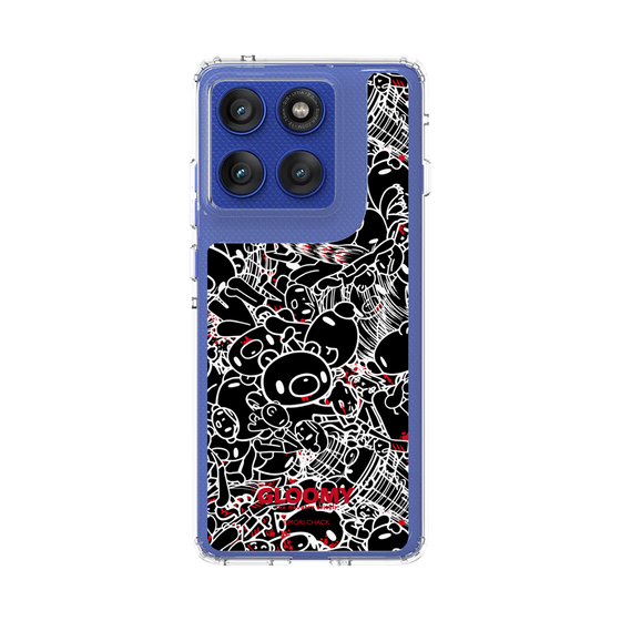 スリムプロテクションケース［ グルーミー - パターン - ブラック ］