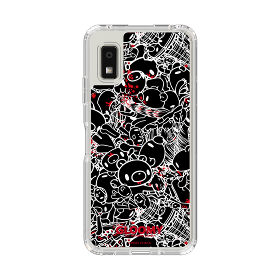 スリムプロテクションケース［ グルーミー - パターン - ブラック ］