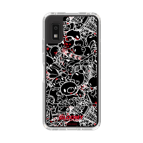 スリムプロテクションケース［ グルーミー - パターン - ブラック ］