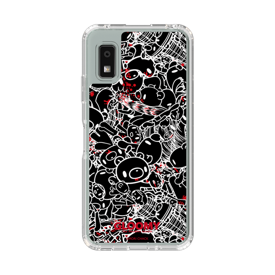 スリムプロテクションケース［ グルーミー - パターン - ブラック ］