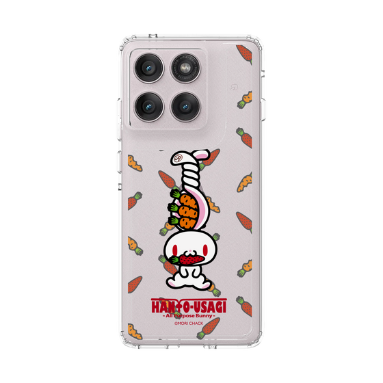 スリムプロテクションケース［ 汎用うさぎ - ニンジンとキャロットベリー ］